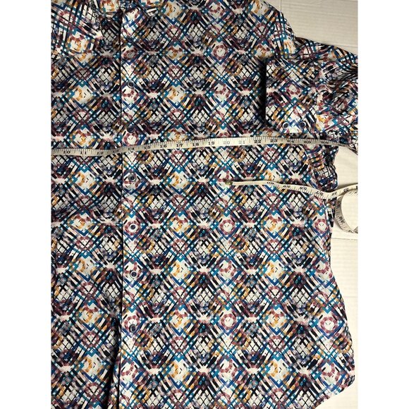 Robert Graham Mens Pinebrook Long Sleeve Button-Up Shirt Size 1XL 100% cotton - Picture 11 of 13